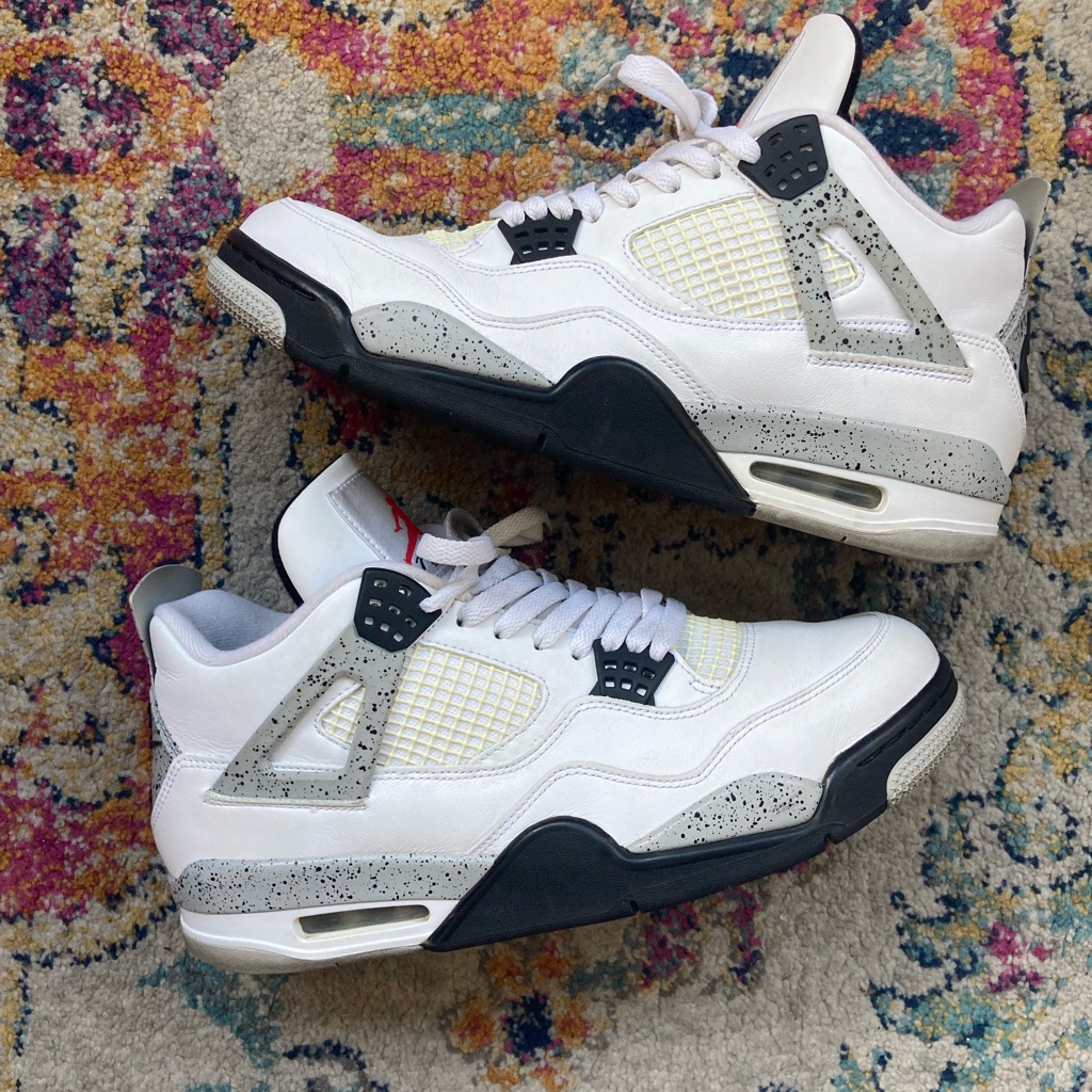 Jordan 4 White Cement